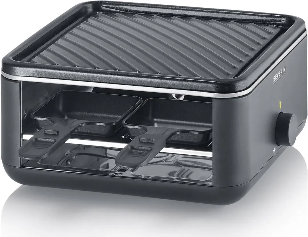 Severin RG 2360 Black Line Lite Mini Gourmetstel - 4 Personen - 800W