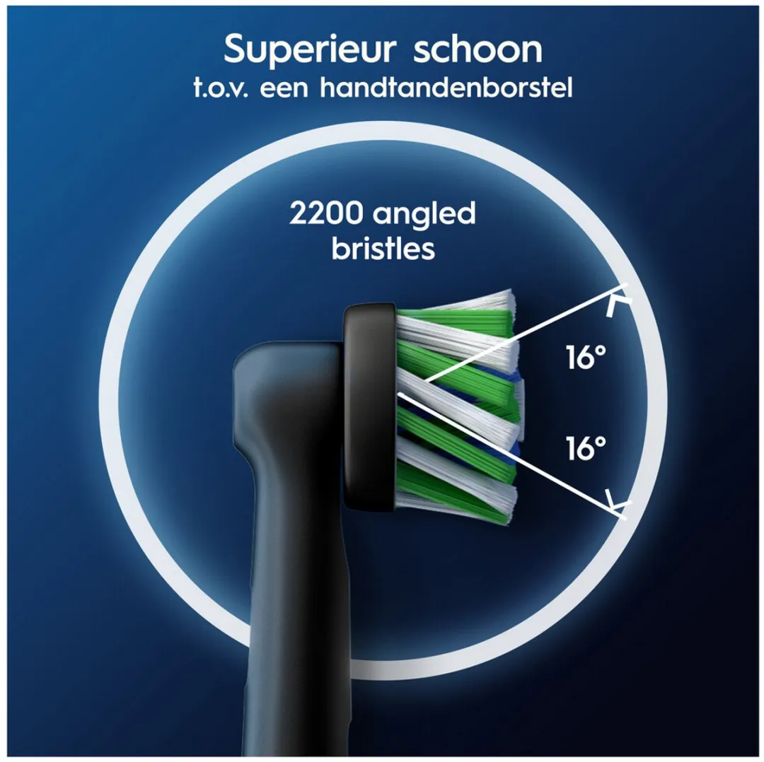 Oral-B Pro Cross Action Opzetborstels - 10 Stuks - Zwart