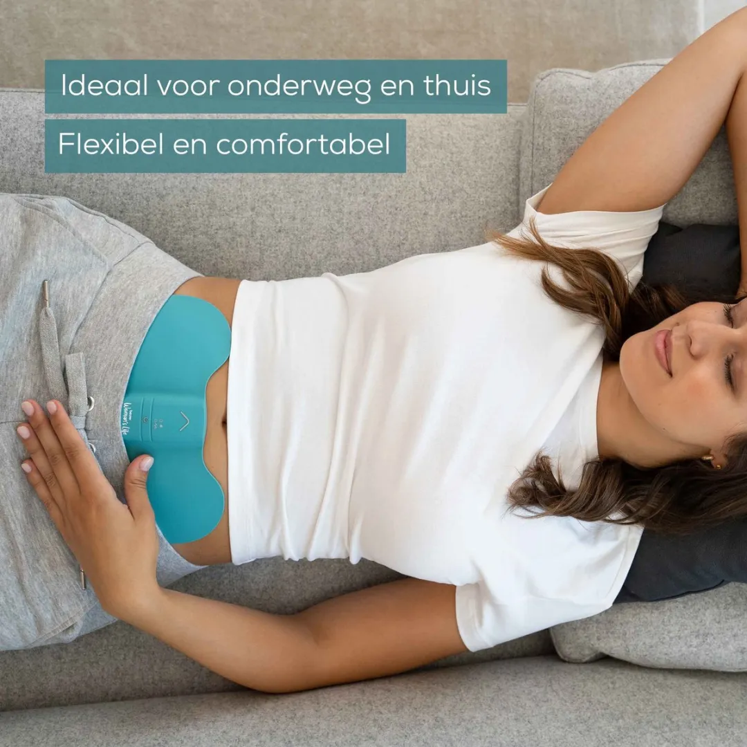 Beurer EM 55 Menstruatieband - TENS & Warmte 43°C - Groenblauw