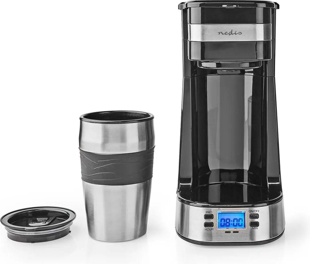 Nedis KACM310FBK 1-kops Koffiezetapparaat - 0,42L - Zwart