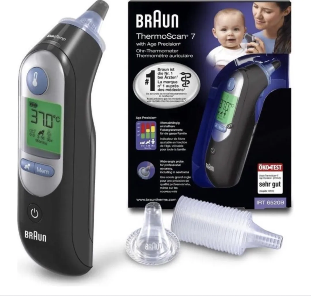 Braun ThermoScan 7 IRT6520 Lichaamsthermometer - Zwart
