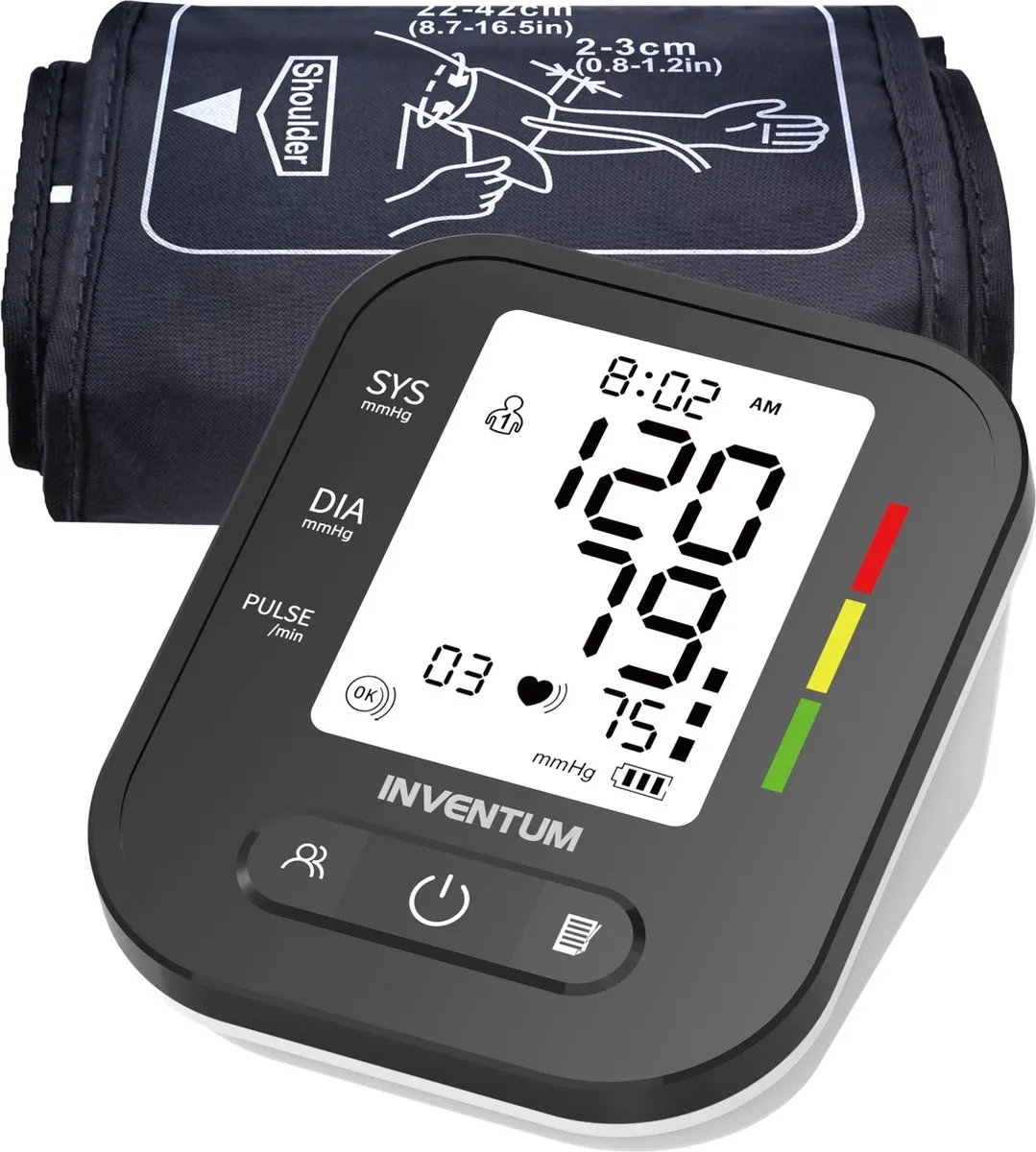 Inventum BDA435 Bloeddrukmeter Bovenarm - Onregelmatige Hartslag - afbeelding 6 van 6
