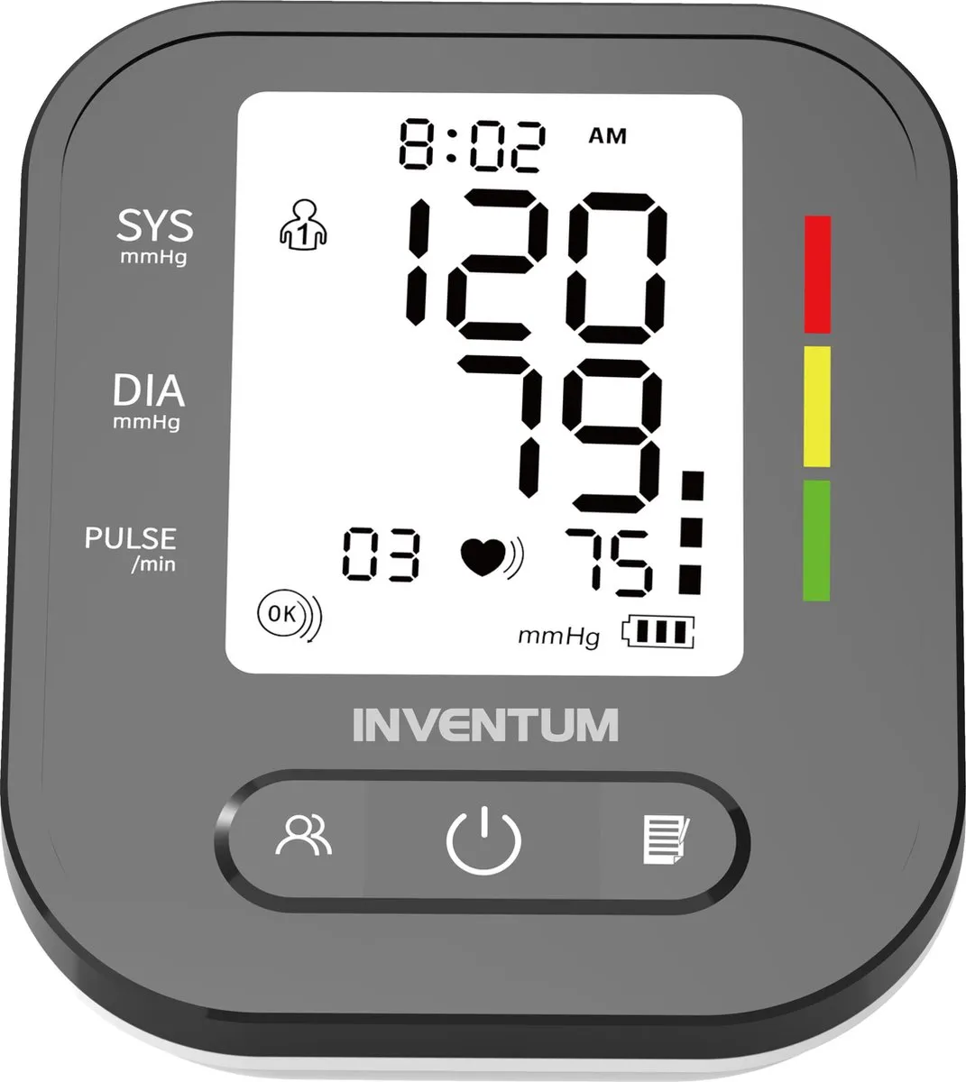 Inventum BDA435 Bloeddrukmeter Bovenarm - Onregelmatige Hartslag