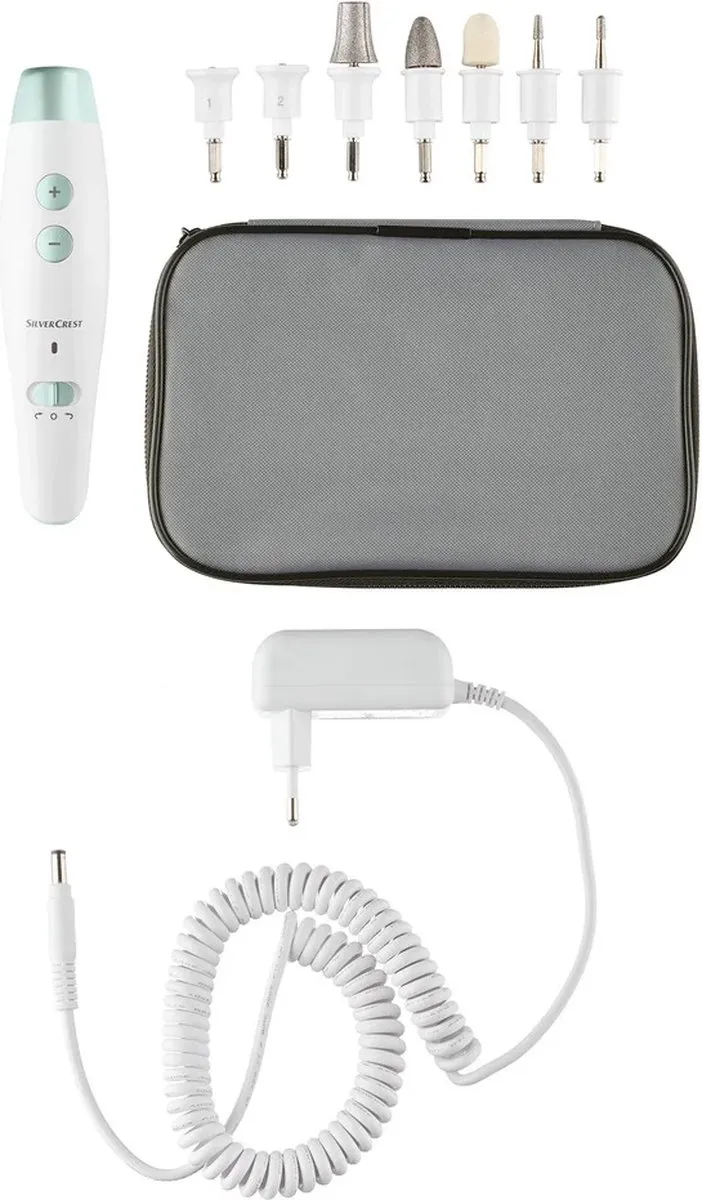 SILVERCREST Manicure & Pedicure Set Mint - 7 Opzetstukken