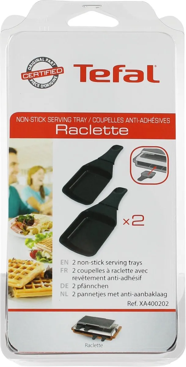 Tefal Gourmetpan XA4002 - 2 Stuks Zwart