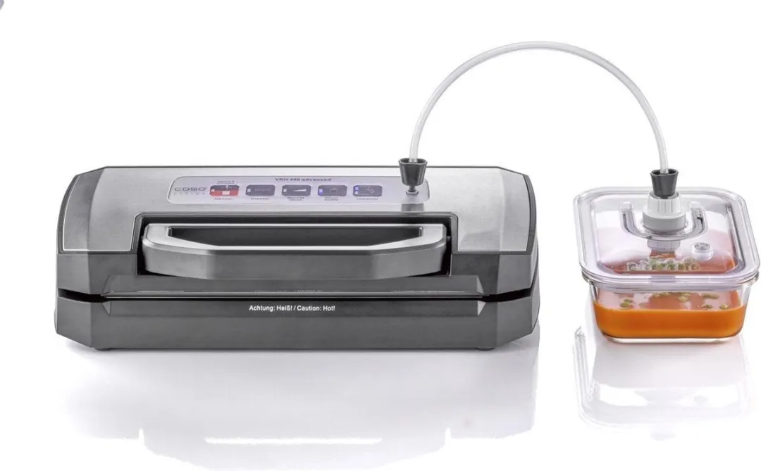 Caso VRH 490 advanced Vacuüm Sealer 110W - Zwart/Roestvrijstaal