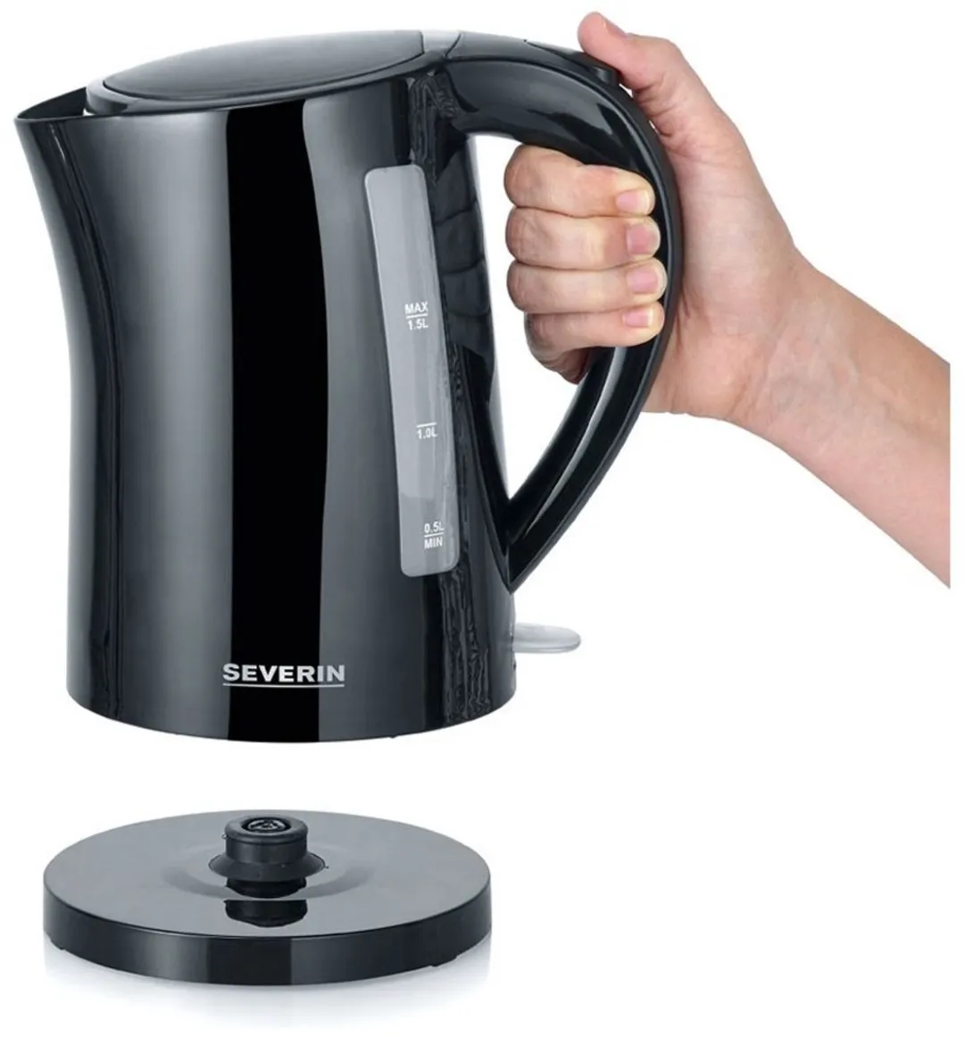Severin WK 3498 Waterkoker 1,5L - Zwart