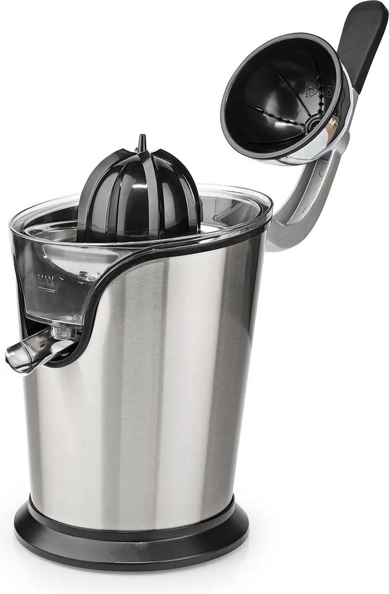 Nedis Citruspers KAJC200SR - 100W - Aluminium/Zwart