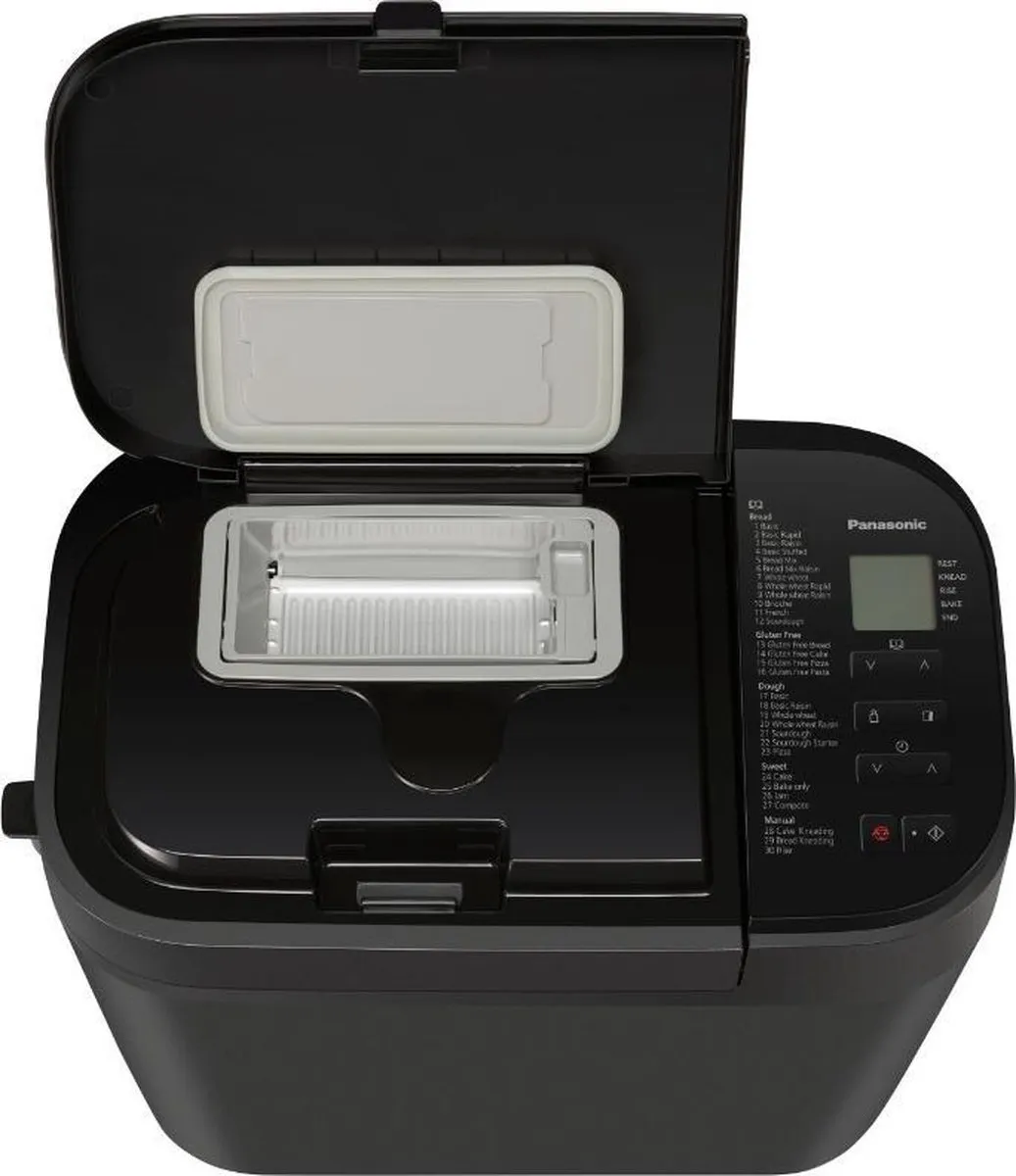 Panasonic SD-R2530KXE Broodbakmachine - 30 Programma's - 550W - Zwart - afbeelding 6 van 6