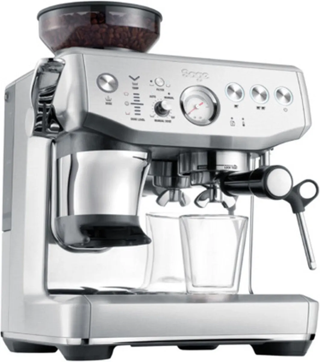 Sage The Barista Impress SES876BSS4EEU1 Espressomachine - 2 Liter - Brushed Stainless Steel