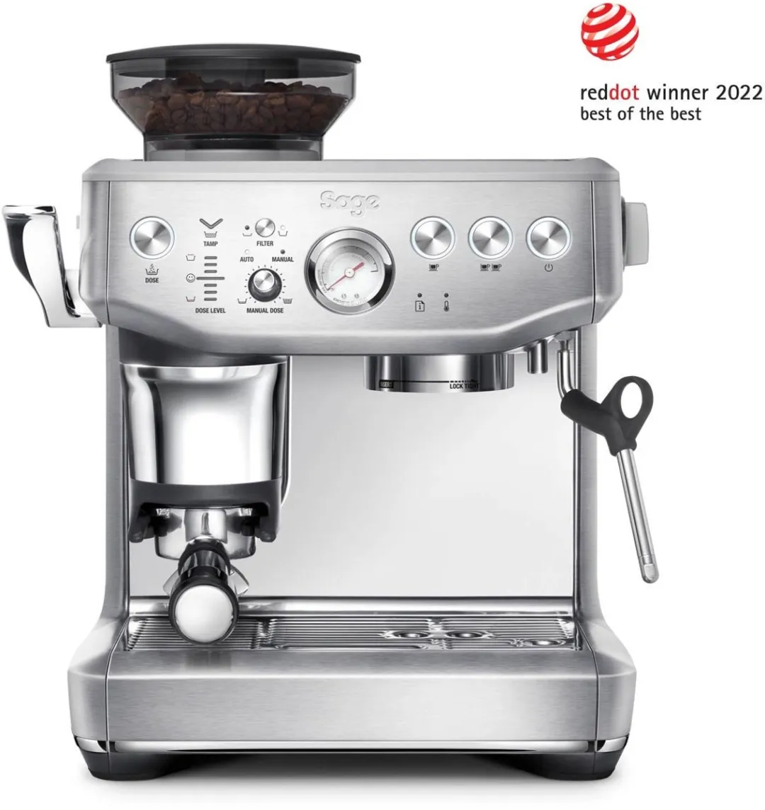 Sage The Barista Impress SES876BSS4EEU1 Espressomachine - 2 Liter - Brushed Stainless Steel