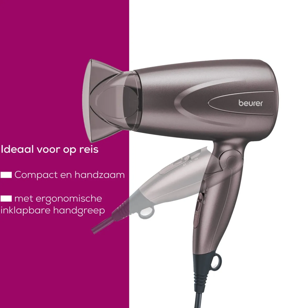 Beurer HC 17 Compacte Föhn 1300W - Brons