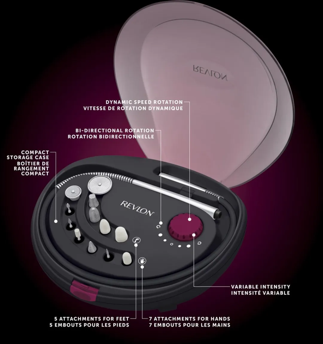 Revlon RVSP3526E Manicureset - Zwart