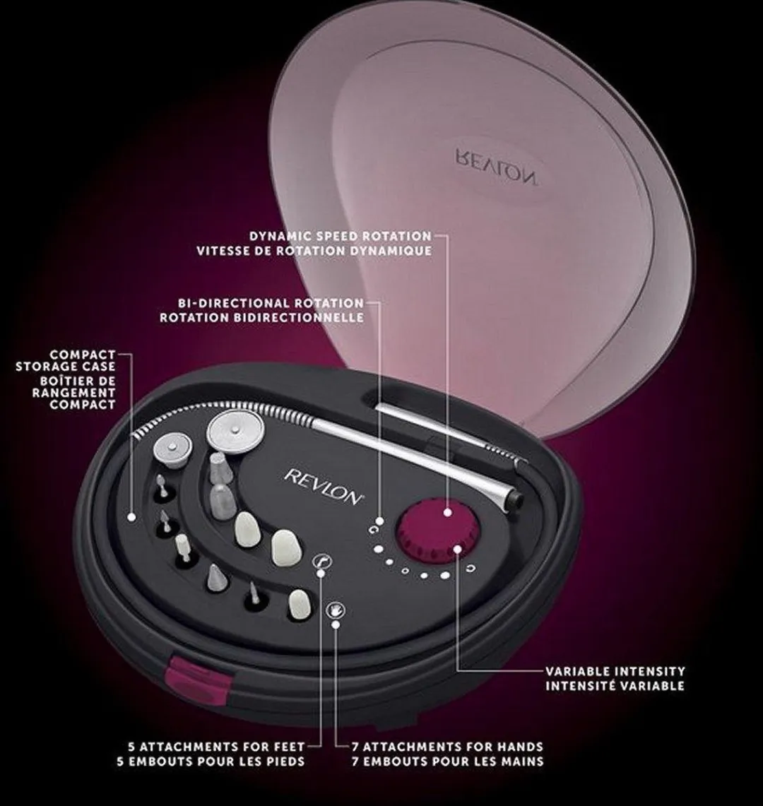 Revlon RVSP3526E Manicureset - Zwart