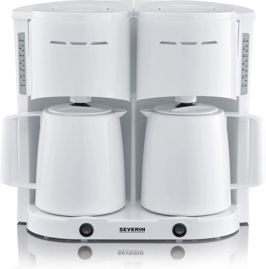 Severin KA 9314 Duo Koffiezetapparaat 2x8 Koppen