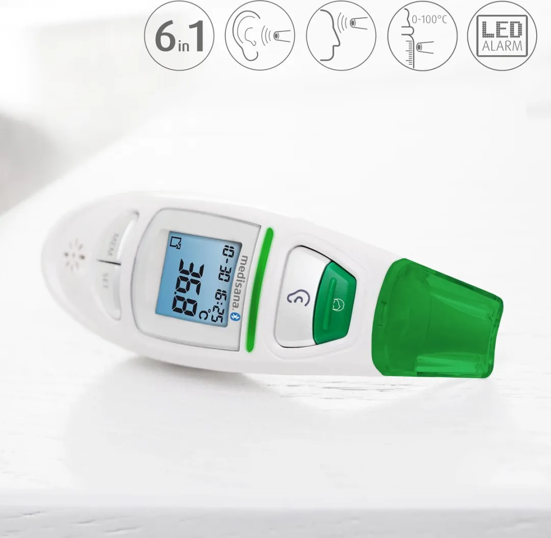 Medisana TM 750 Connect Infrarood Koortsthermometer - Wit/ Groen
