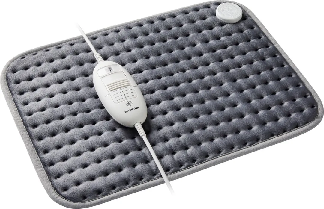 Inventum HNK182G Elektrisch Warmtekussen 44x33cm - 3 Warmtestanden - Grijs
