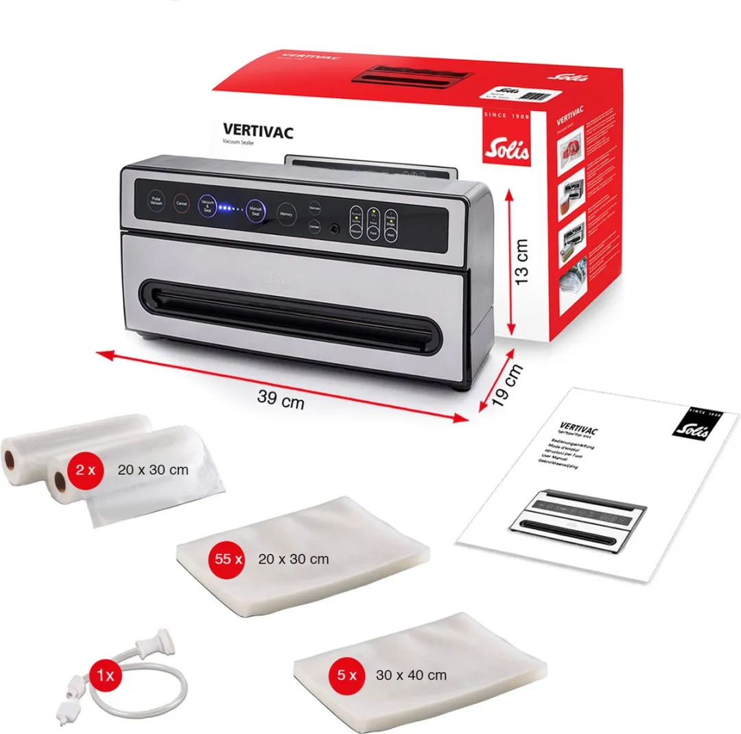Solis VertiVac 5704 Vacuümmachine - Zilver
