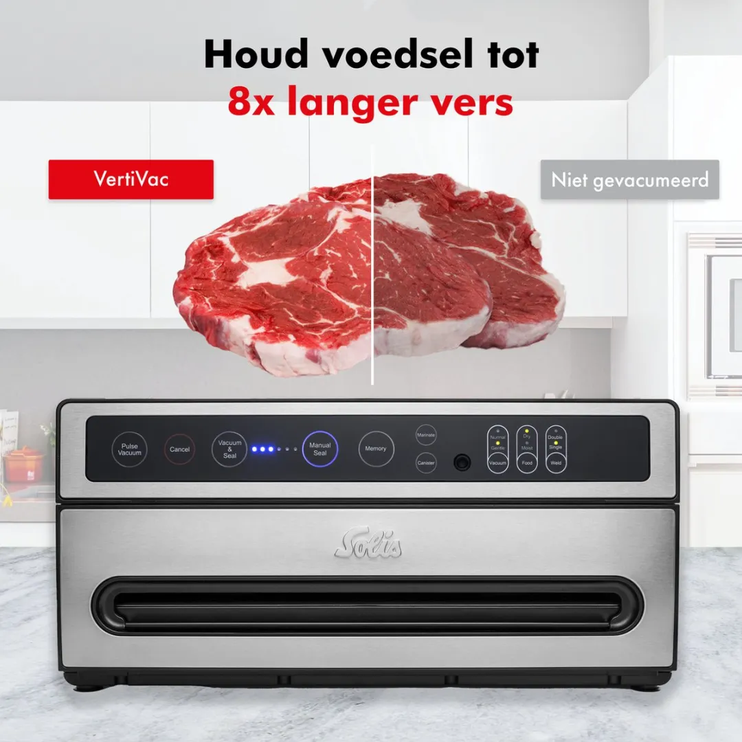 Solis VertiVac 5704 Vacuümmachine - Zilver