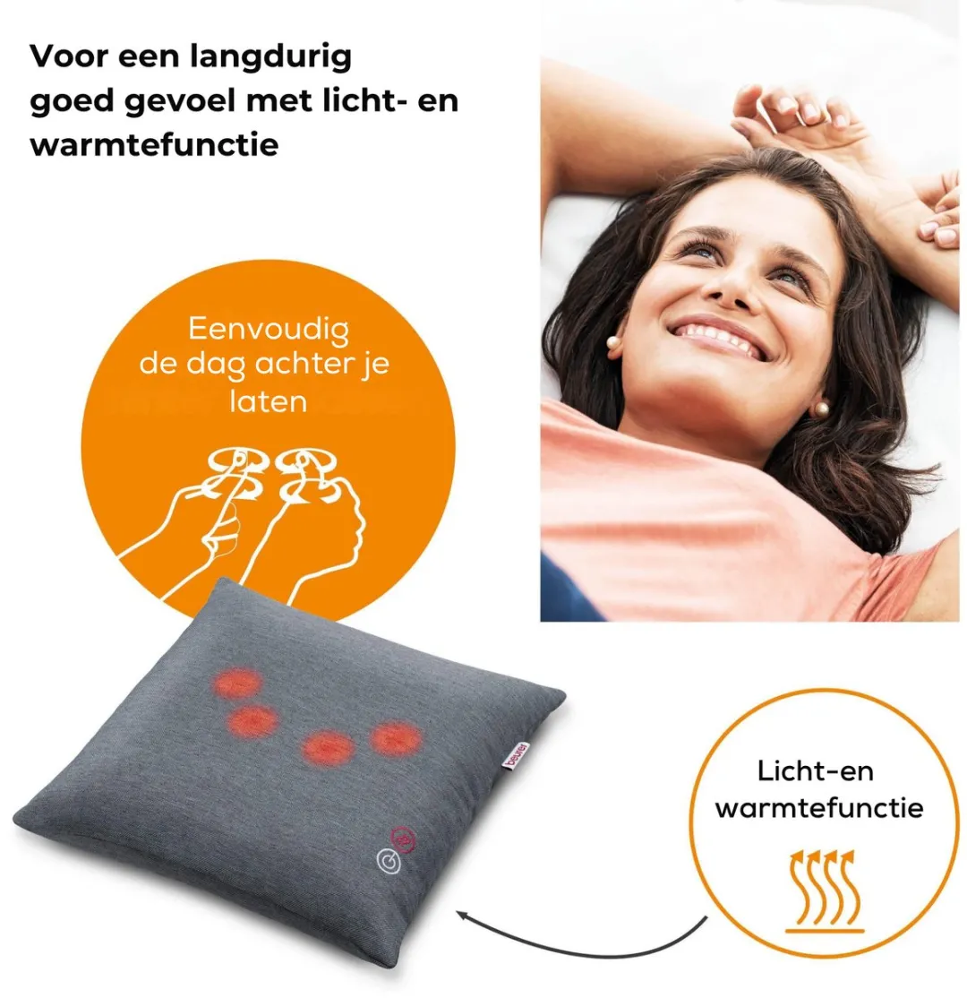 Beurer MG 135 Shiatsu Massagekussen - 4 Koppen 40x40cm
