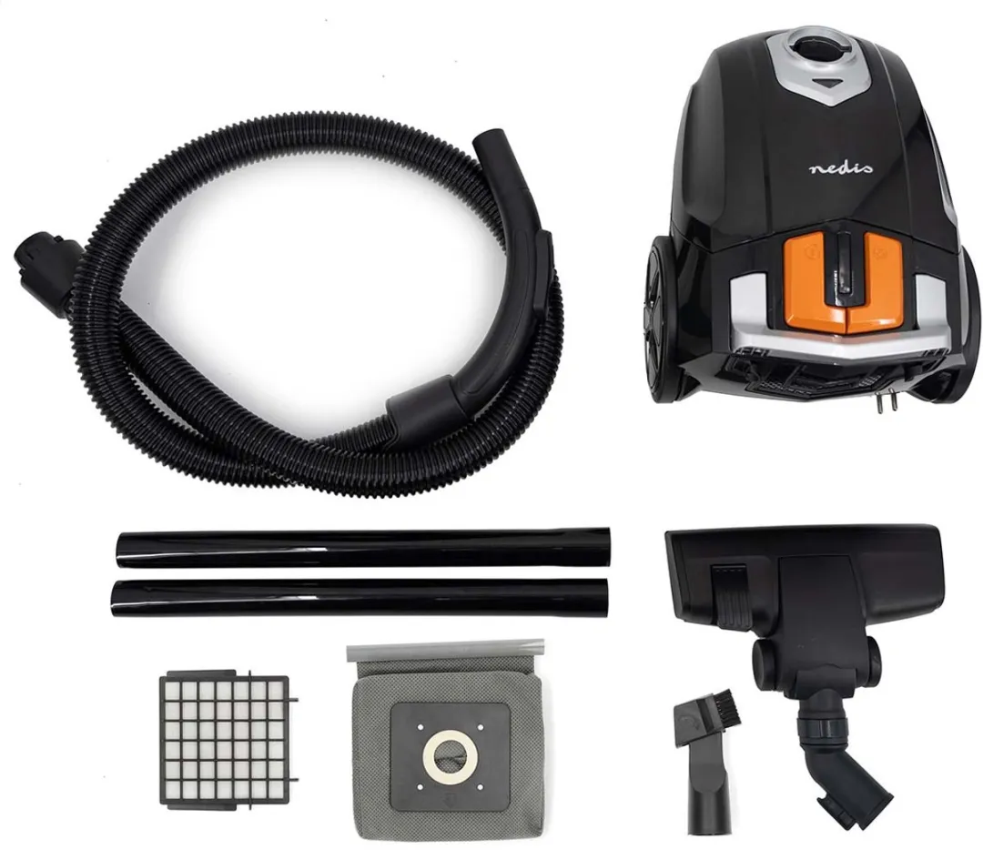 Nedis VCBG100BKG Stofzuiger - 700W - 2.0L - Combi-Borstel - 7.5m - afbeelding 6 van 6