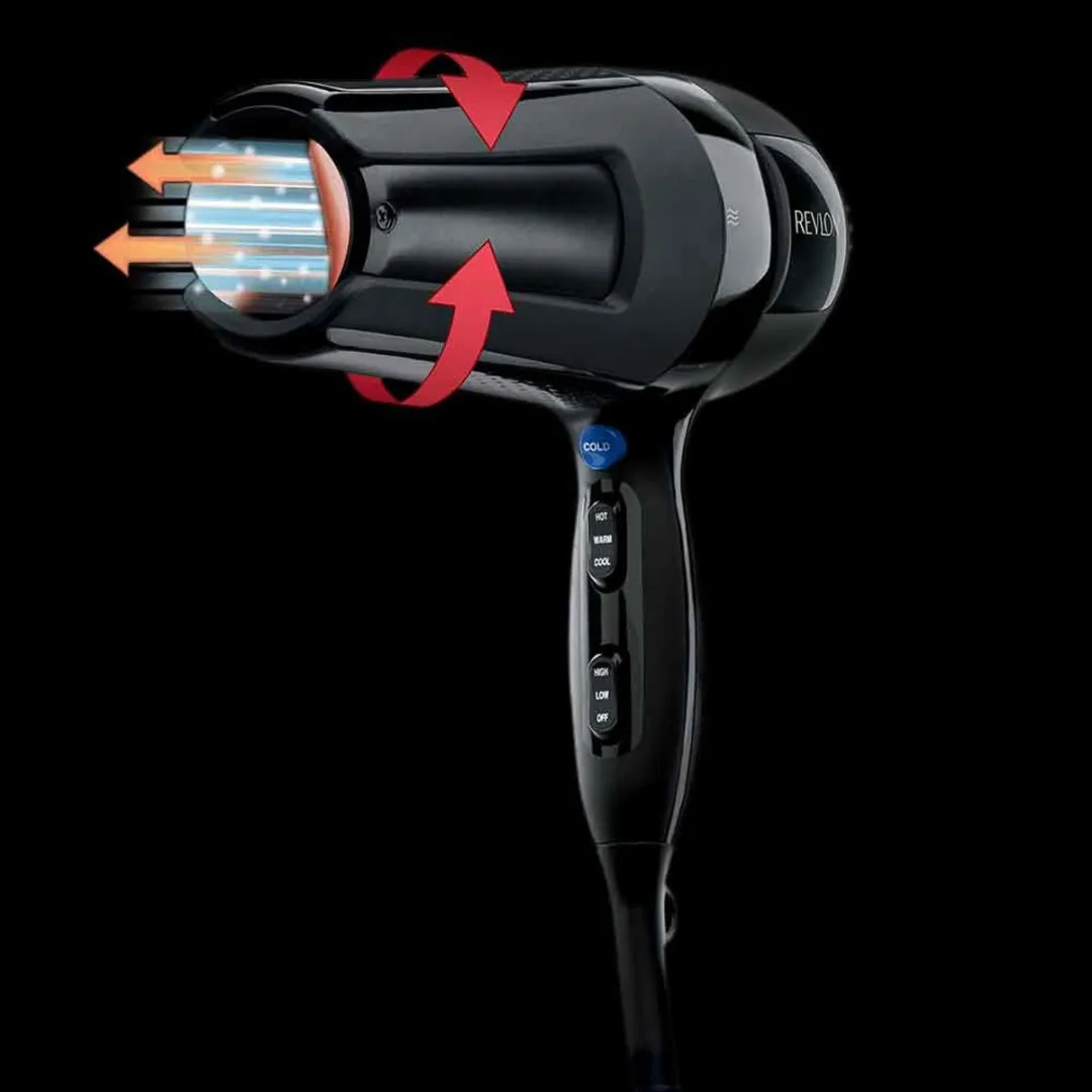 Revlon RVDR5206E Salon 360° Haardroger 1800W - Zwart/Goud