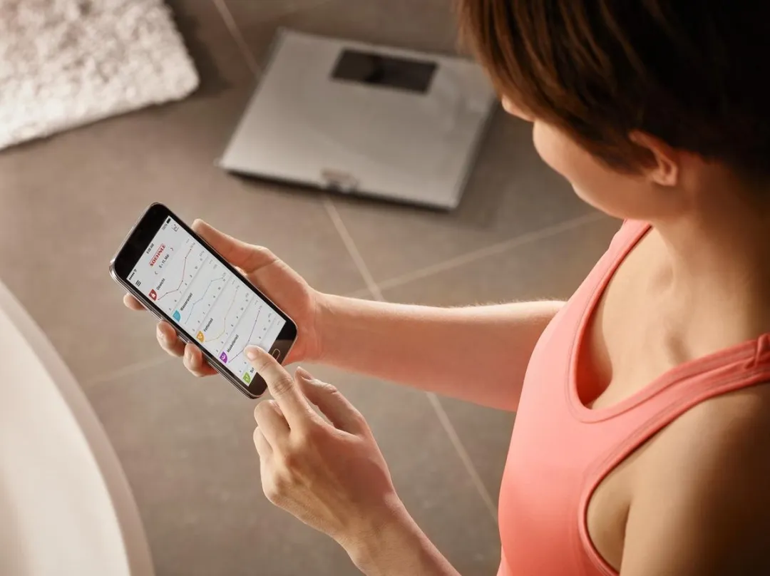 Soehnle Shape Sense Connect 200 Personenweegschaal - 8 Personen - Grijs