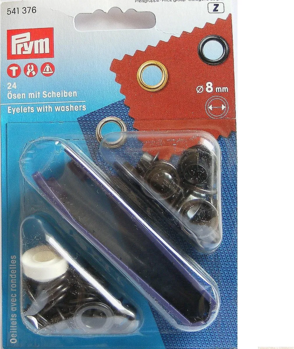 Prym Ringen met schijven 8mm Gebronsd
