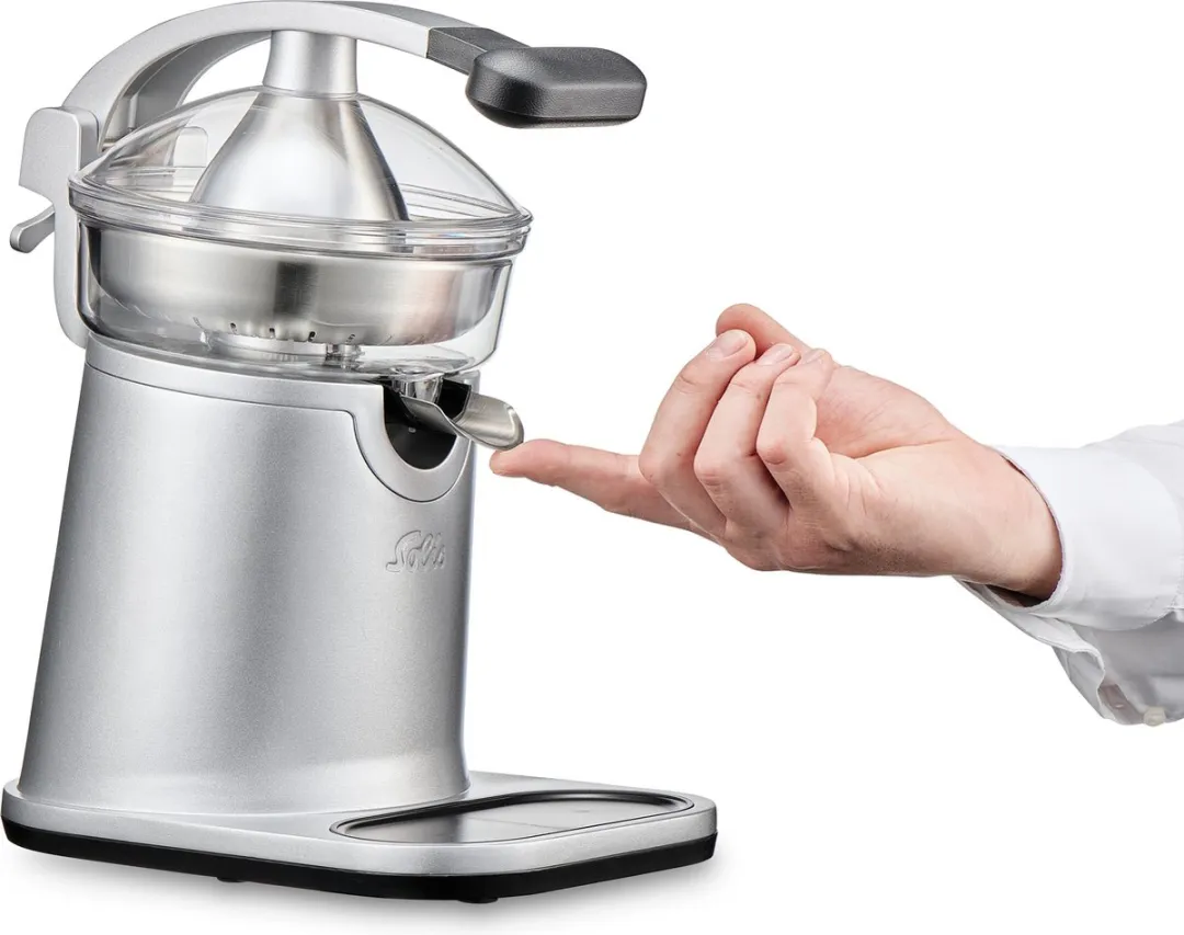 Solis Citrus Press Station 8454 Elektrisch - Zilver