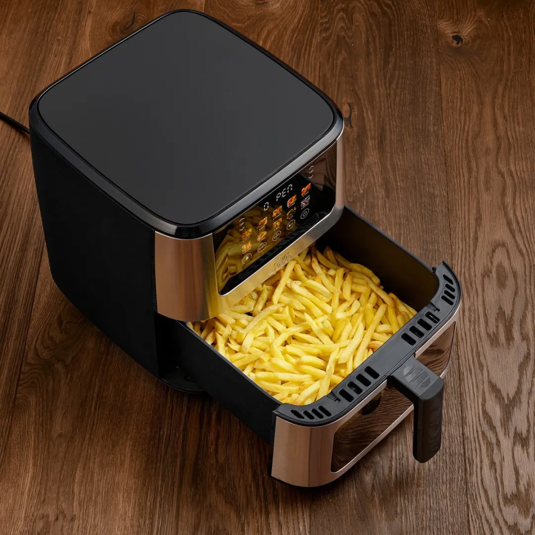 Solis Air Fry & Dry XL Airfryer 7.5L - 10 Programma's - 1870W - Zwart