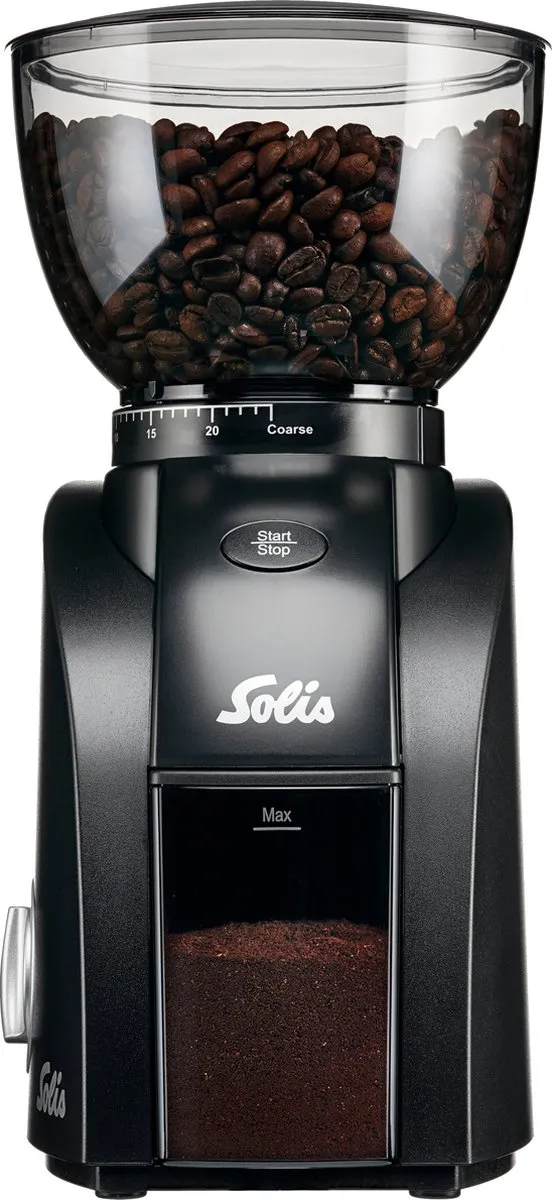 Solis Scala Zero 1662 Koffiemolen - 24 Maalinstellingen - Zwart