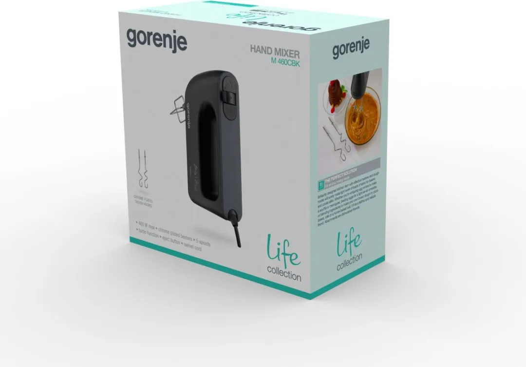 Gorenje M460CBK Handmixer 450W - Zwart