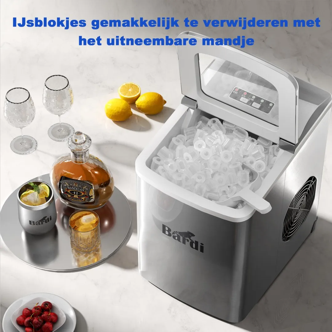Bardi Deluxe IJsblokjesmachine 2L - Abstract Colours