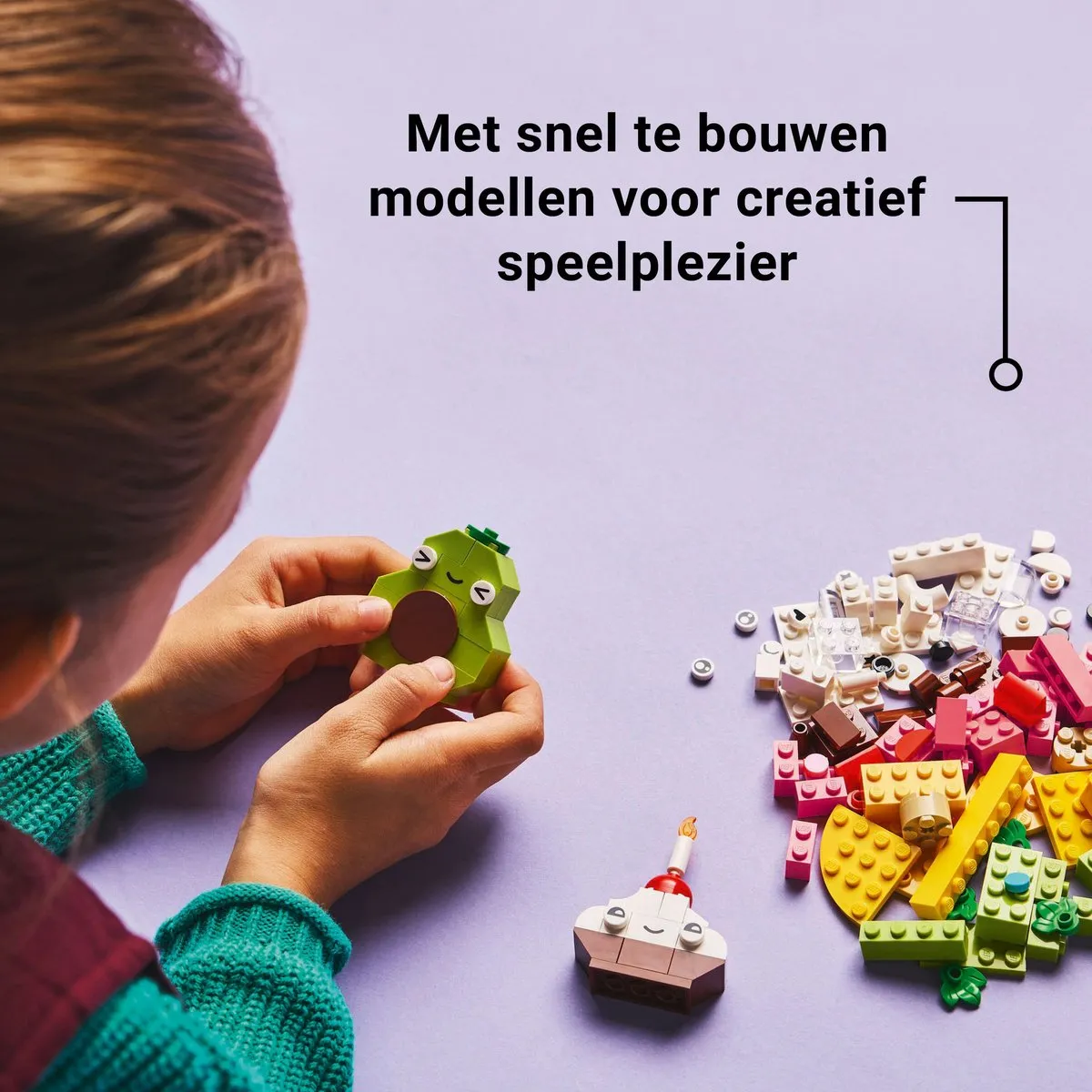 LEGO Classic Creatieve Eetvriendjes 150 Stukken - Meerkleurig - afbeelding 6 van 6