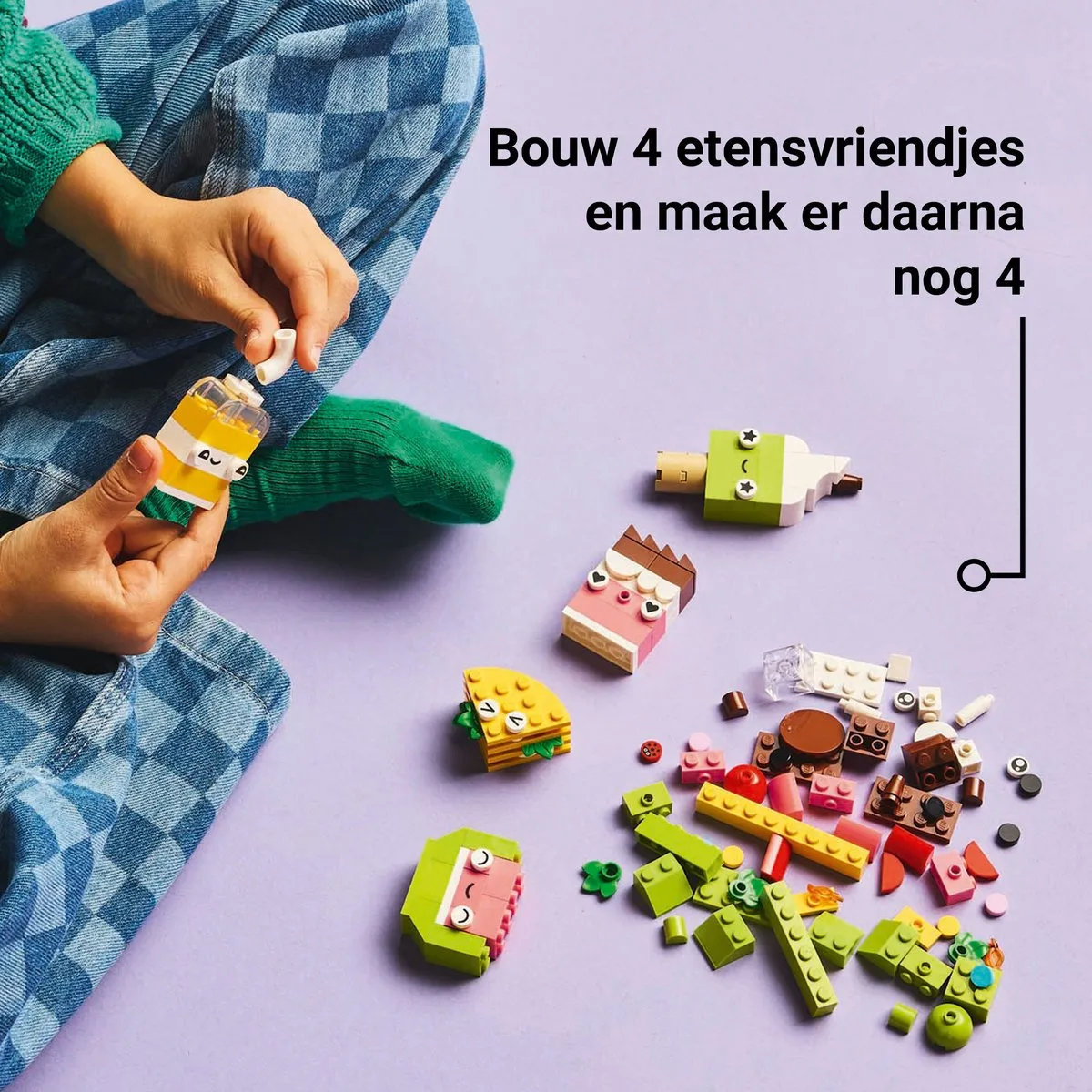LEGO Classic Creatieve Eetvriendjes 150 Stukken - Meerkleurig