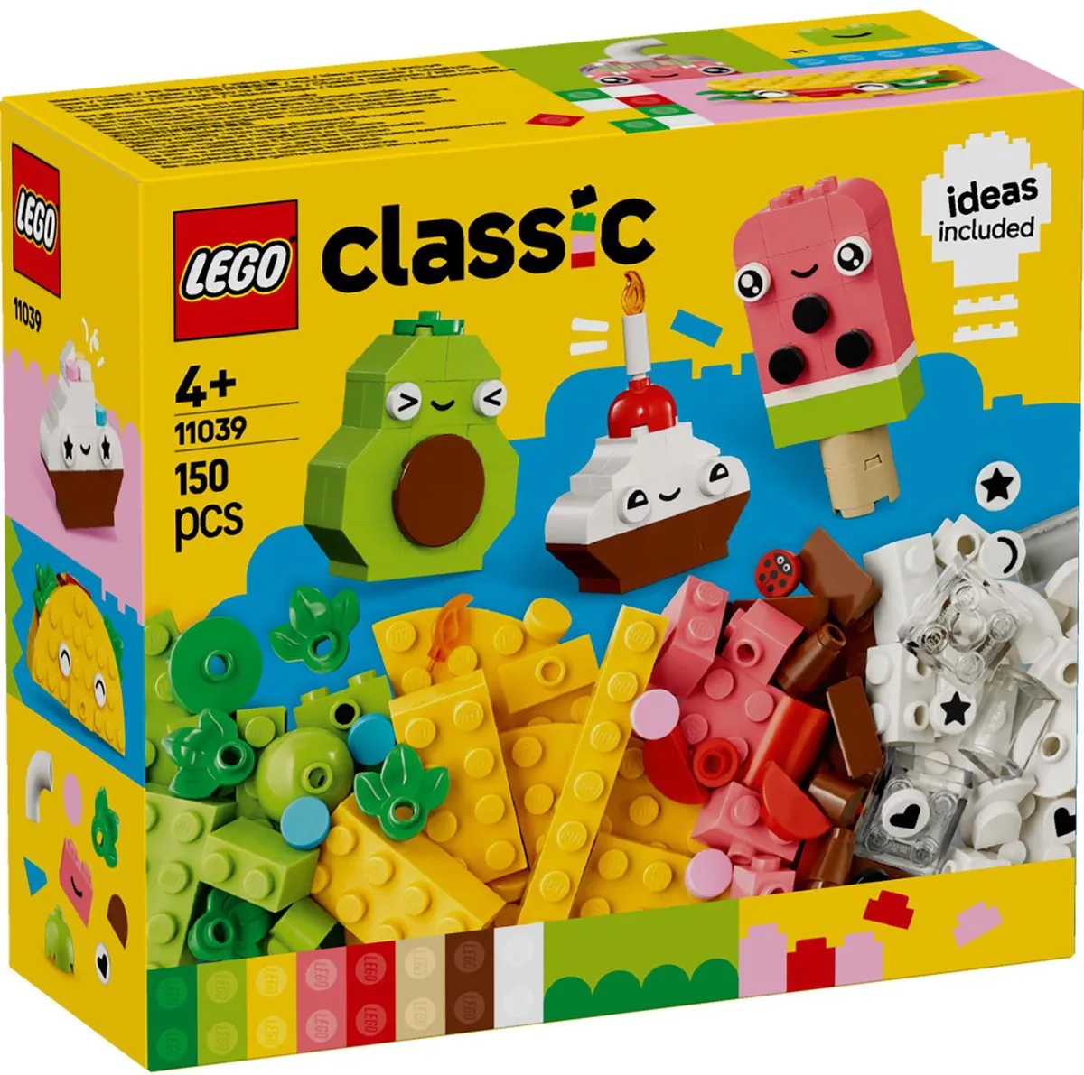LEGO Classic Creatieve Eetvriendjes 150 Stukken - Meerkleurig