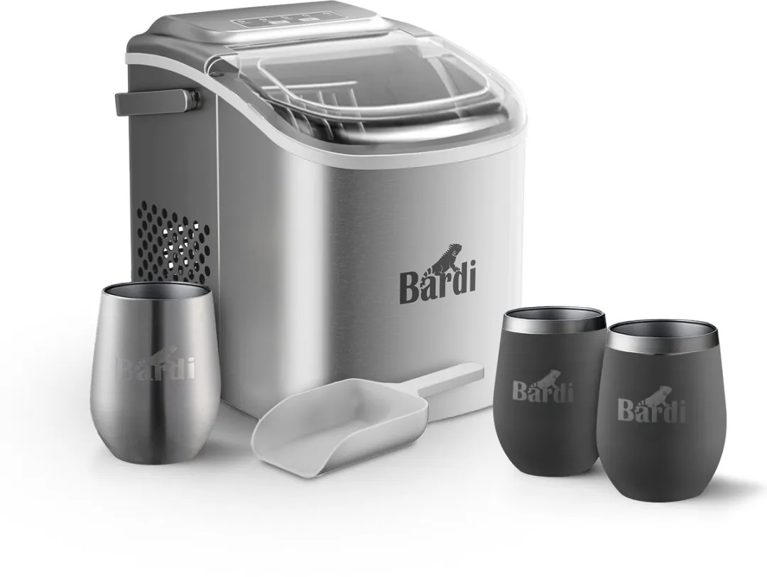 Bardi Deluxe IJsblokjesmachine Set 1,2L