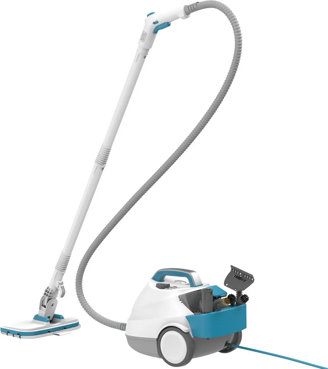 BLACK+DECKER BHSMP2314-QS Stoomreiniger 2300W - Blauw/Wit - afbeelding 6 van 6