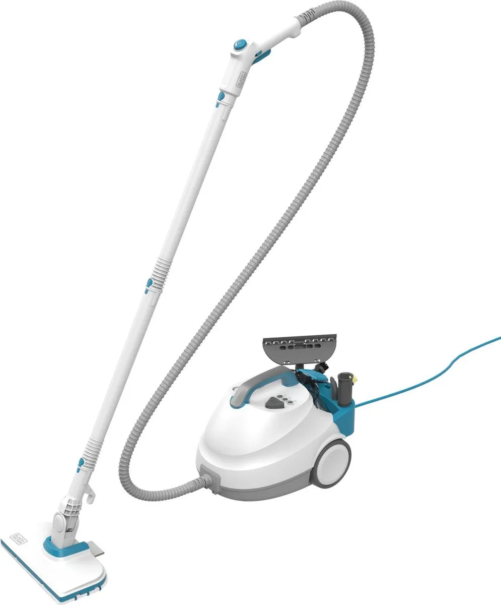 BLACK+DECKER BHSMP2314-QS Stoomreiniger 2300W - Blauw/Wit