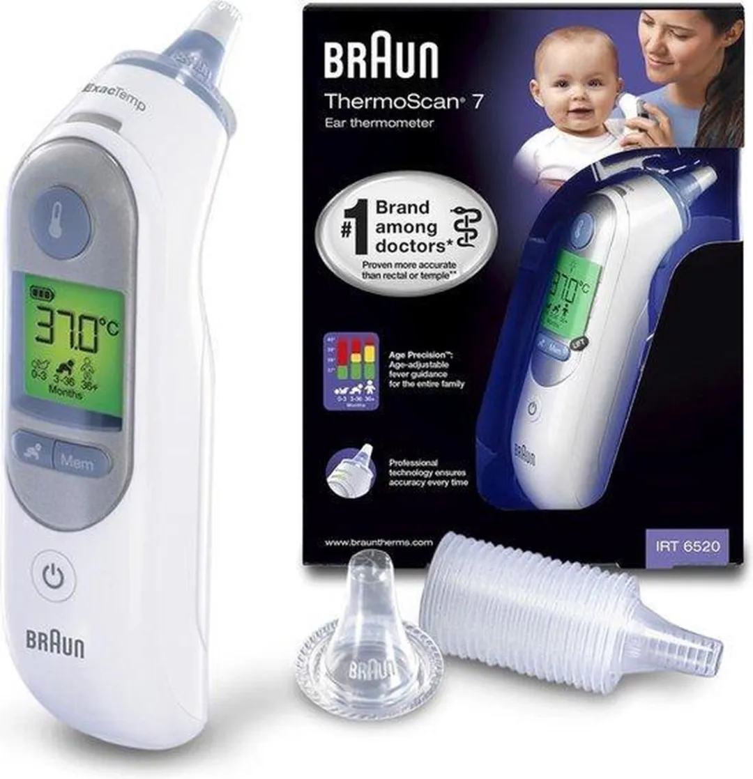 Braun Thermoscan IRT6520 Oorthermometer - Wit