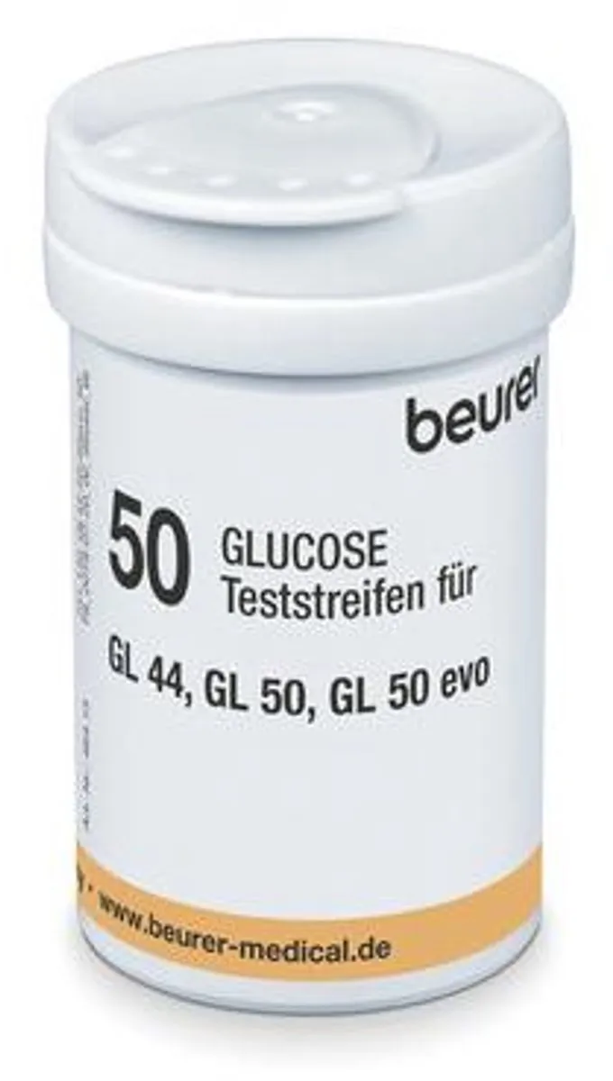 Beurer GL44/50/50 evo Teststrips Bloedsuikermeter - 50 Stuks