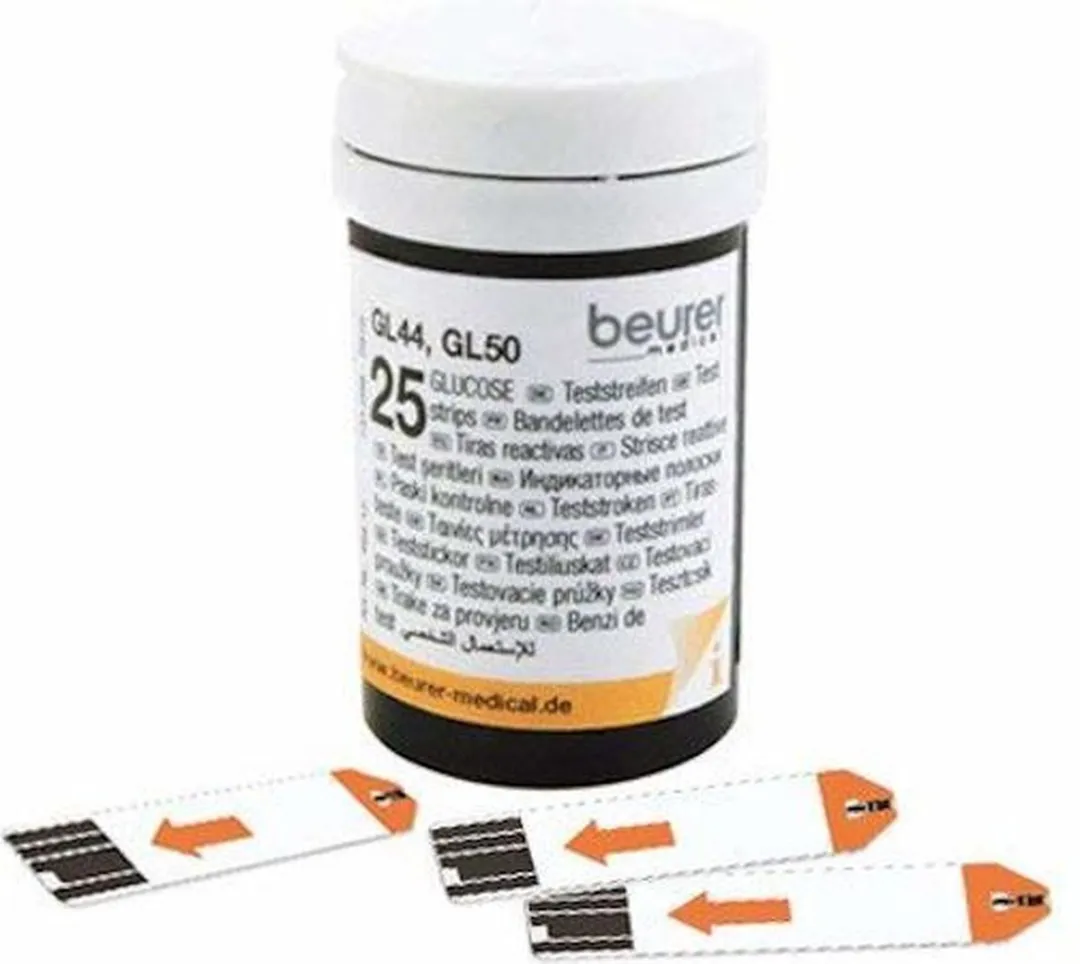 Beurer GL44/50/50 evo Teststrips Bloedsuikermeter - 50 Stuks