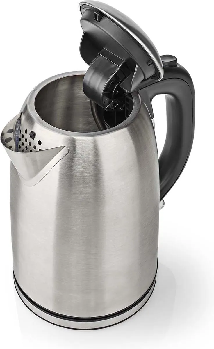 Nedis KAWK350EAL Waterkoker 1.7L - Zilver/Zwart