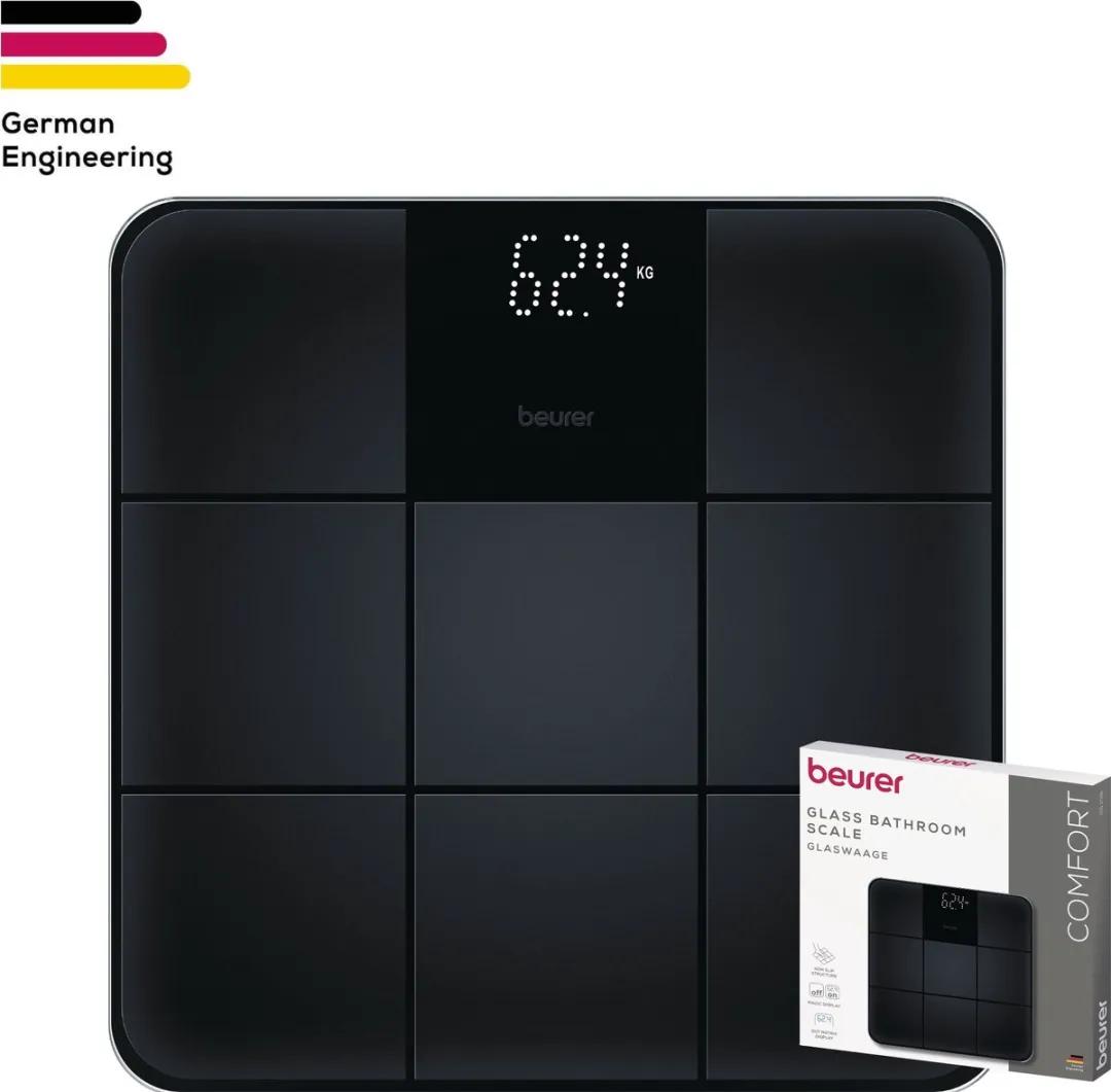 Beurer GS 235 Personenweegschaal - 180 kg - Zwart