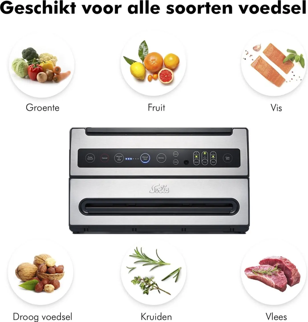 Solis VertiVac Plus 5703 Vacuümmachine - 130W - RVS