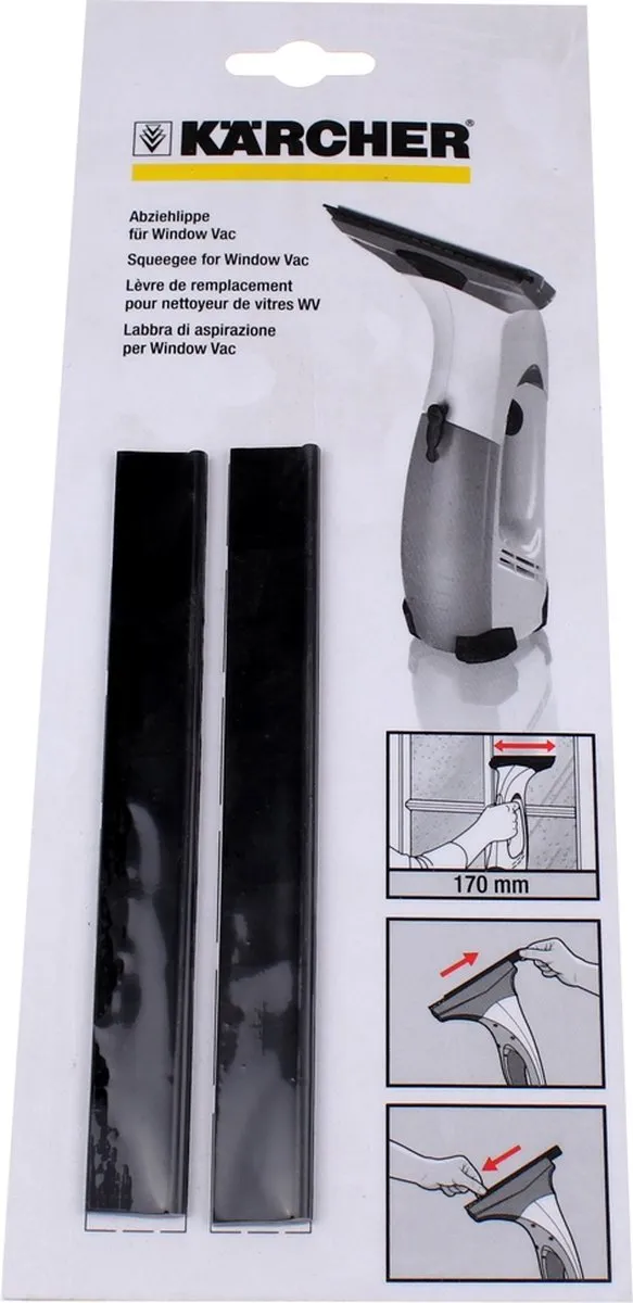 Kärcher Vervangstrip Rubber 170mm ABZIEHLIPPEN