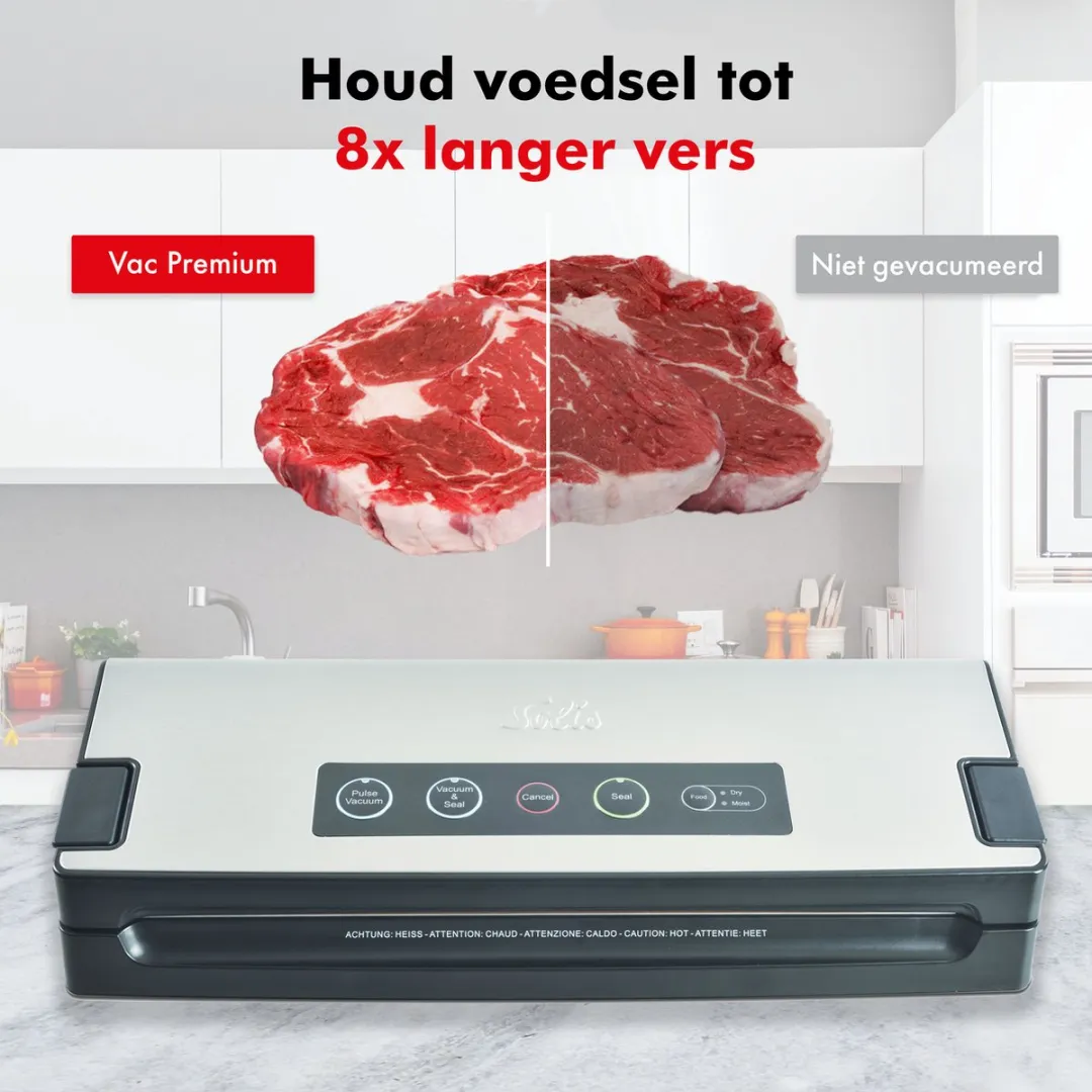 Solis Vac Premium 574 Vacuümmachine - Grijs - afbeelding 6 van 6