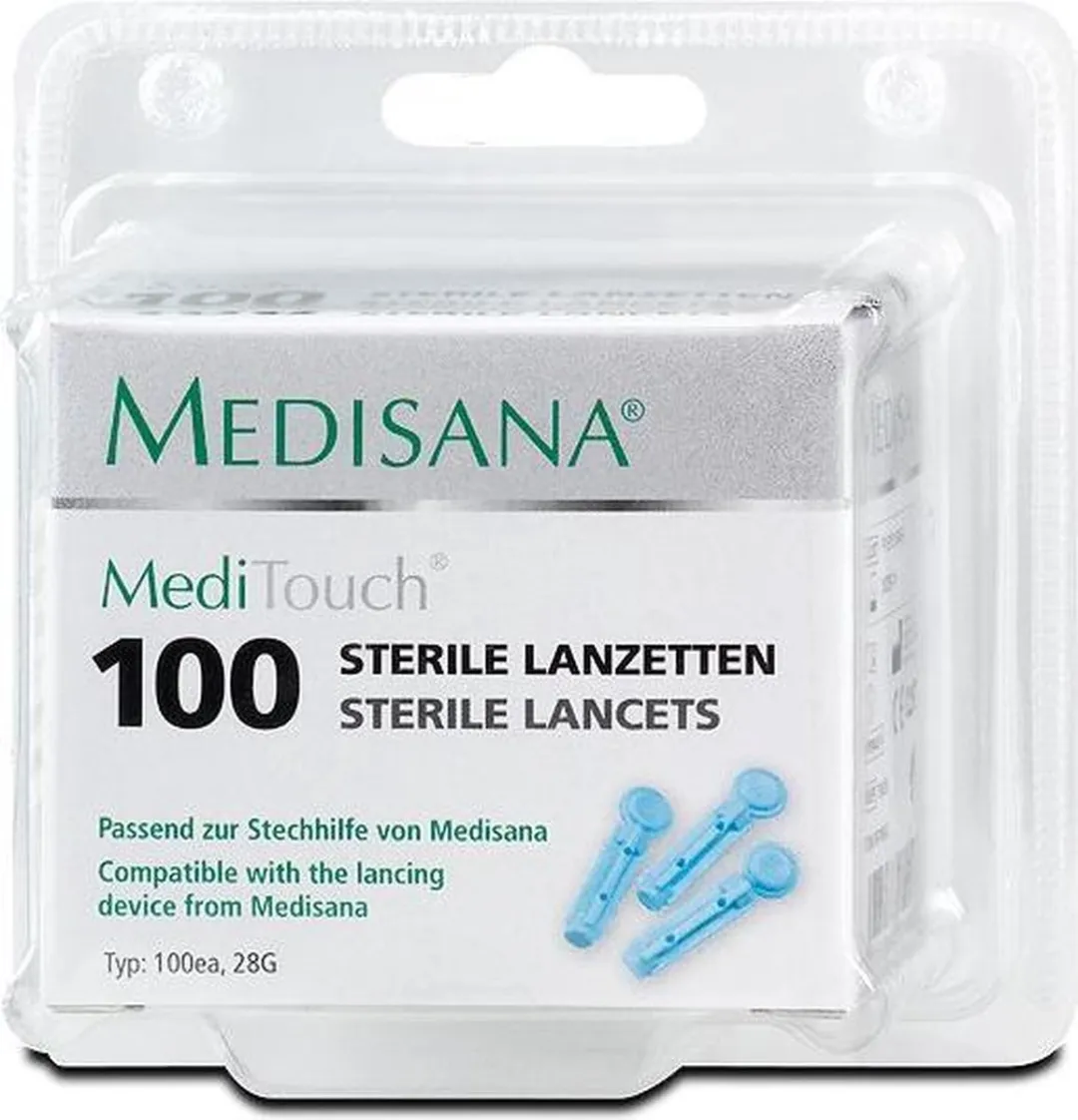 Medisana Lancetten MediTouch GlucoDock - 10 Teststrips