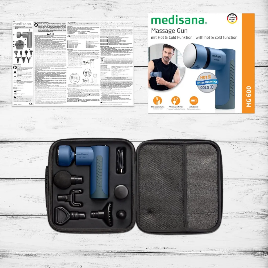 medisana MG 600 - Massage gun met hot & cold functie