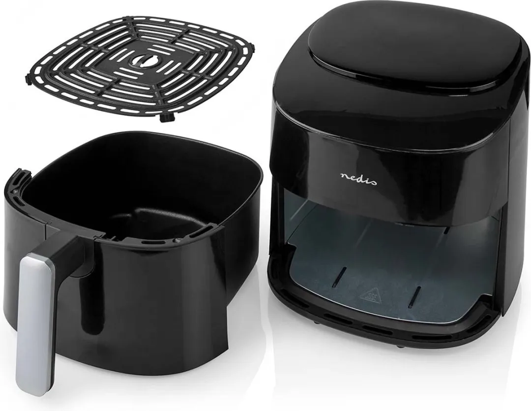 Nedis Airfryer XL 4,2L - 8 Programma's - 1300W - Zwart